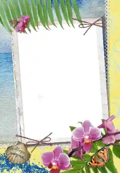 Inskriptionen på ramen: Море, лагуна...