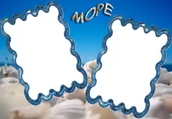 Inskriptionen på ramen: On the sea Inskriptionen på ramen: On the sea