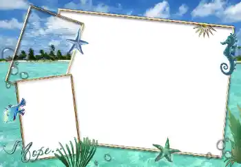 Inskriptionen på ramen: On the sea Inskriptionen på ramen: On the sea