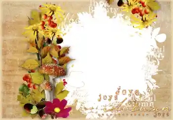 Inskriptionen på ramen: Autumn