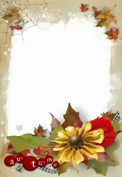 Inskriptionen på ramen: Autumn