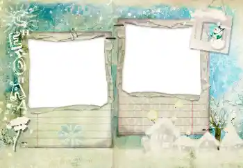 Inskriptionen på ramen: Snowfall