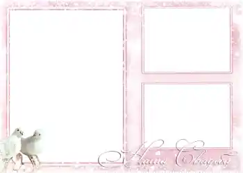 Inskriptionen på ramen: Vårt bröllop Inskriptionen på ramen: Vårt bröllop